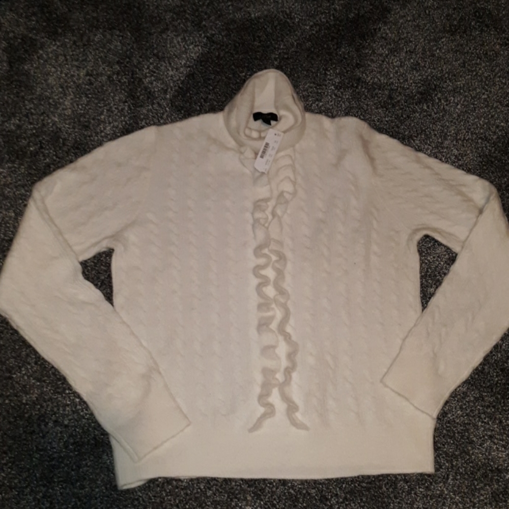 COPY - J. Crew cream sweater Lg.